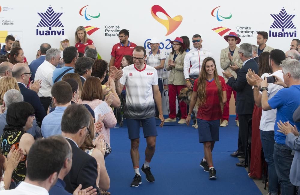 Presentación de la equipación de la selección paralímpica española