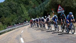 La Vuelta, durante la séptima etapa