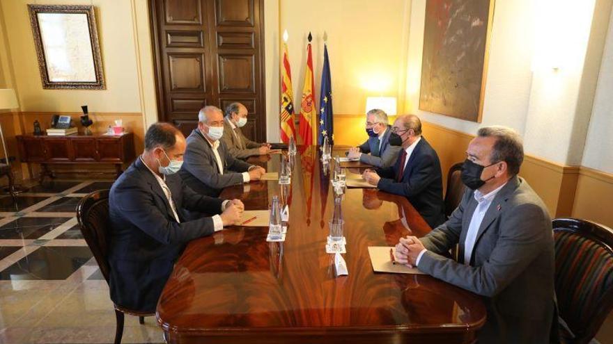 Aragón hará &quot;lo necesario&quot; para garantizar la continuidad y la finalización de las obras de Mularroya