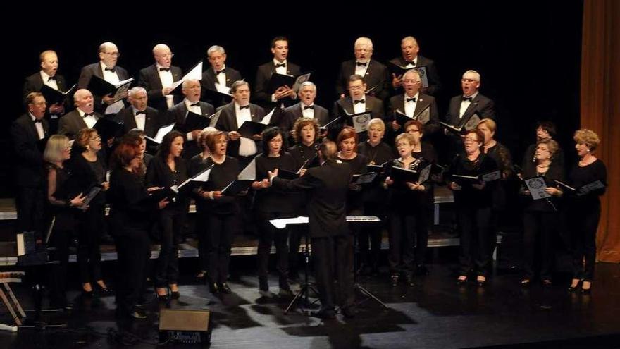 Un concierto del Orfeón de Mieres.