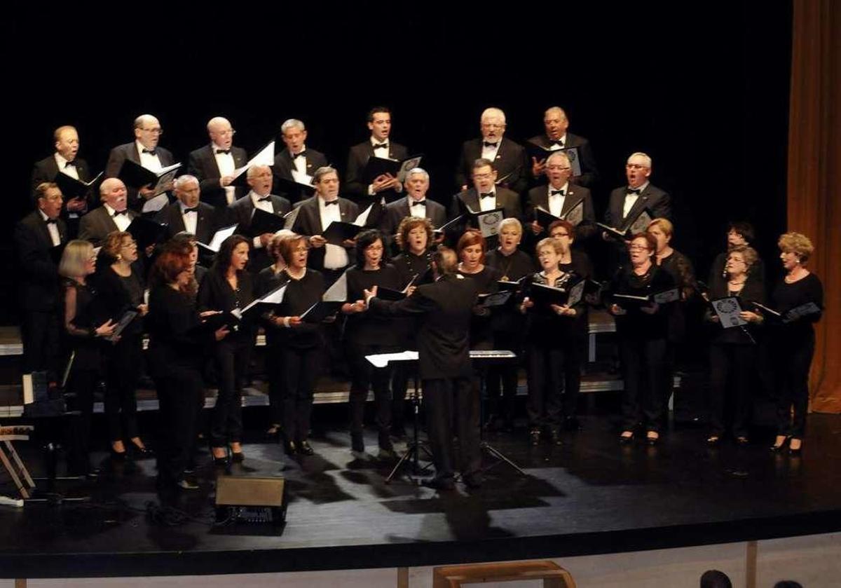 Un concierto del Orfeón de Mieres.