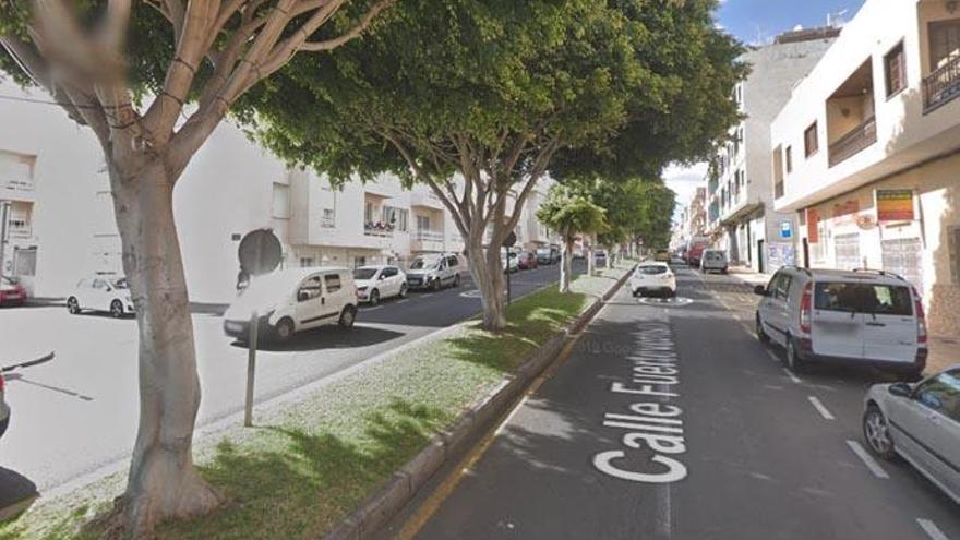 Calle Fuerteventura , en Arona, lugar en el que sucedieron los hechos.