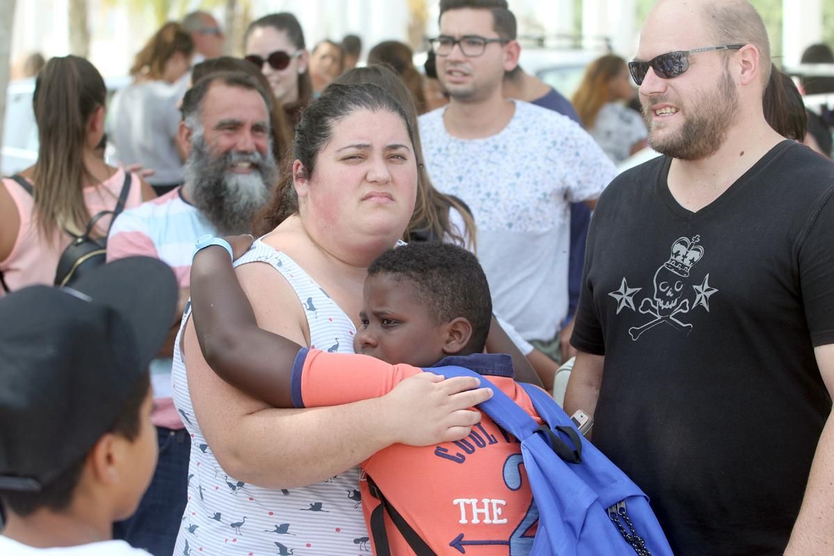 Despedida a los niños saharauis