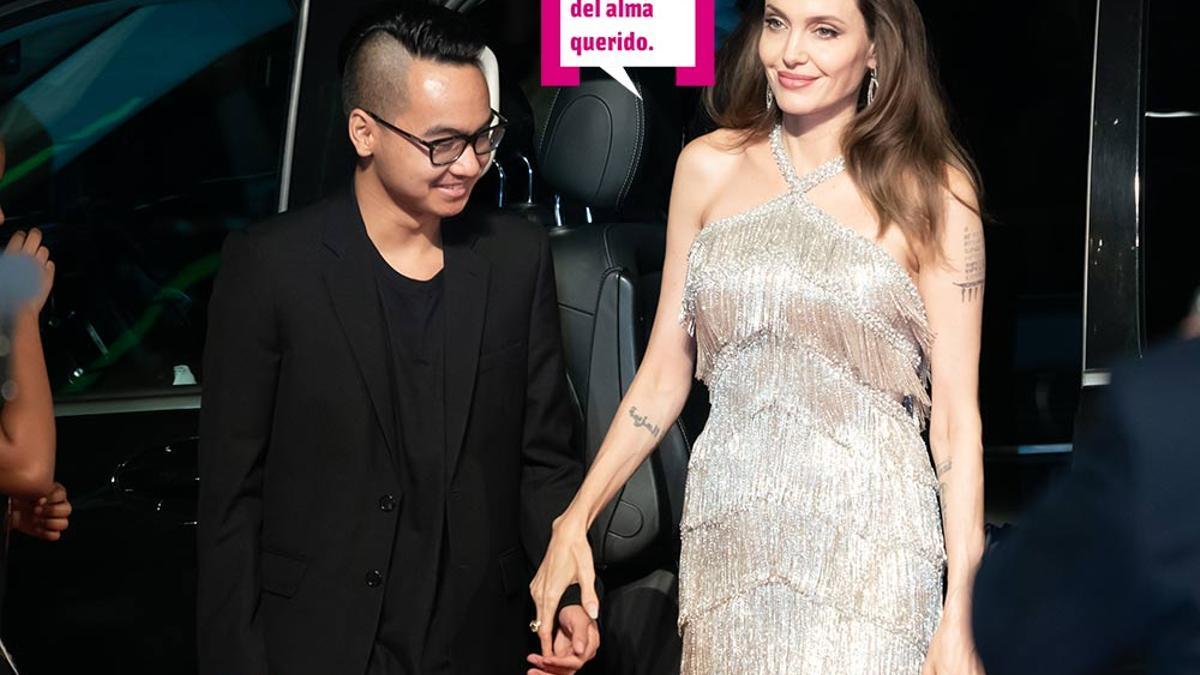 Angelina Jolie y Maddox juntos en una premiere