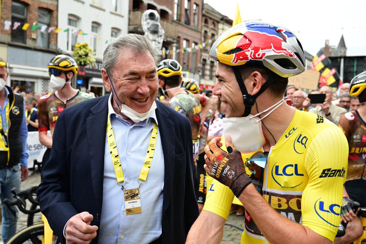 Van Aert y Merckx