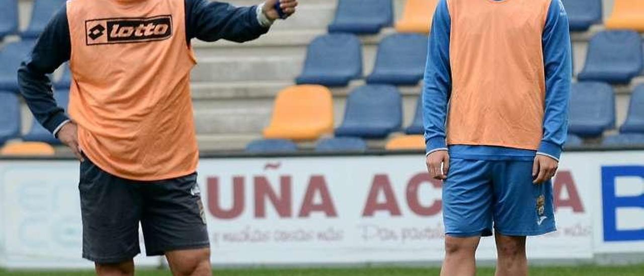 Tomás Abelleira durante un entrenamiento. // Rafa Vázquez