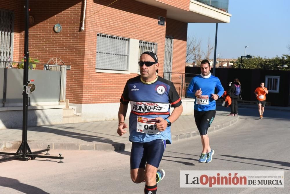 Primera carrera del año en Algezares