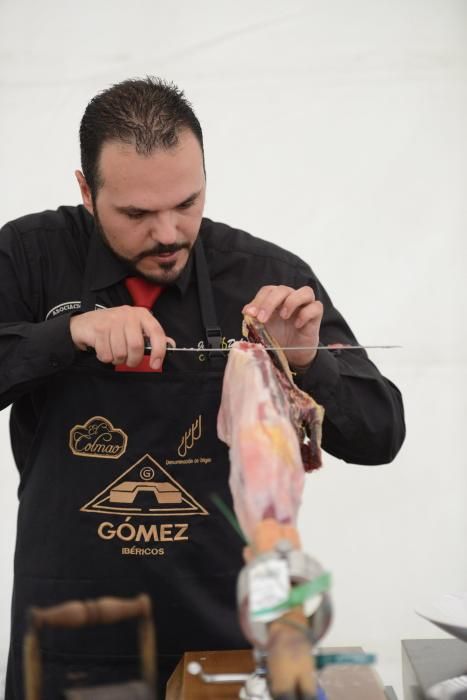 Campeonato de cortadores de jamón ibérico en La Felguera