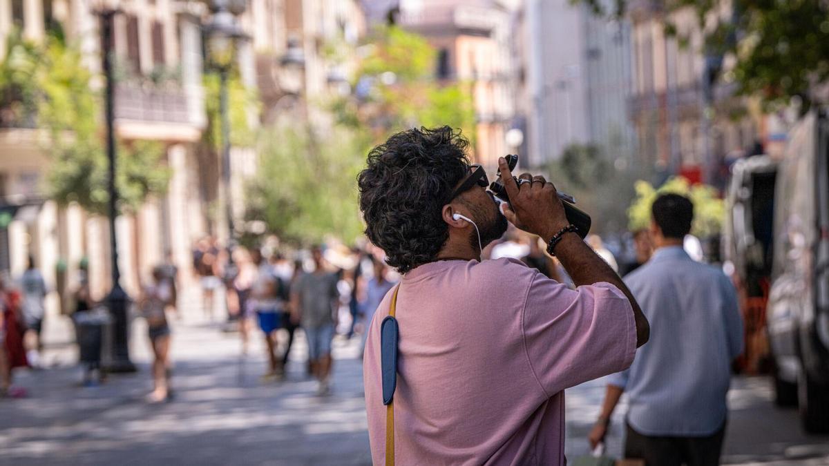Ambient de calor durant una jornada marcada per les altes temperatures.