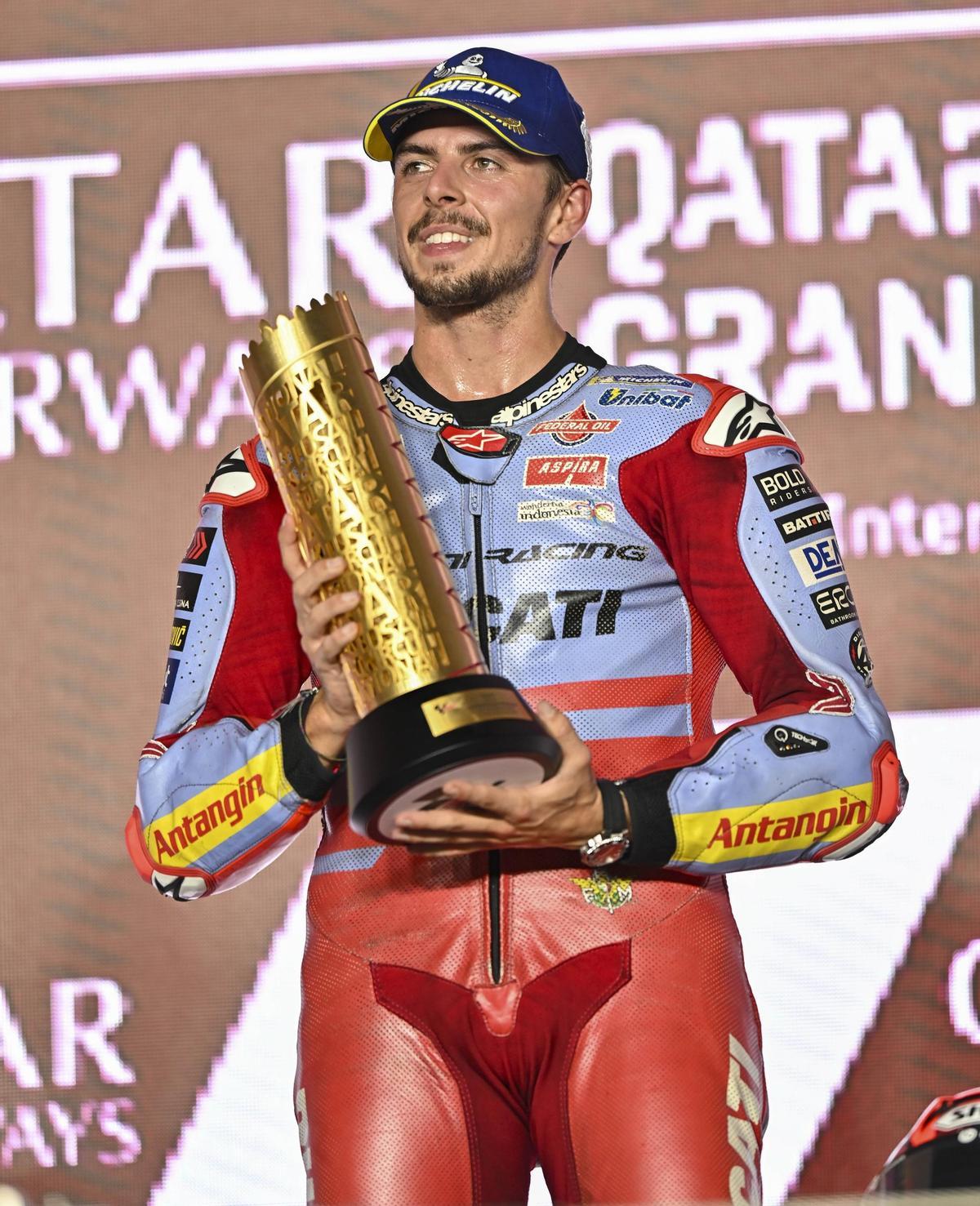 Fabio Di Giannantonio se llevó su primera victoria en el GP de Qatar de 2023