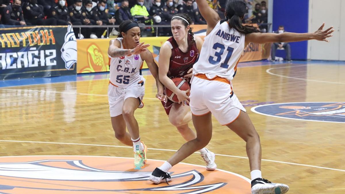 Partido del Lointek Gernika en Turquía en Eurocup Women