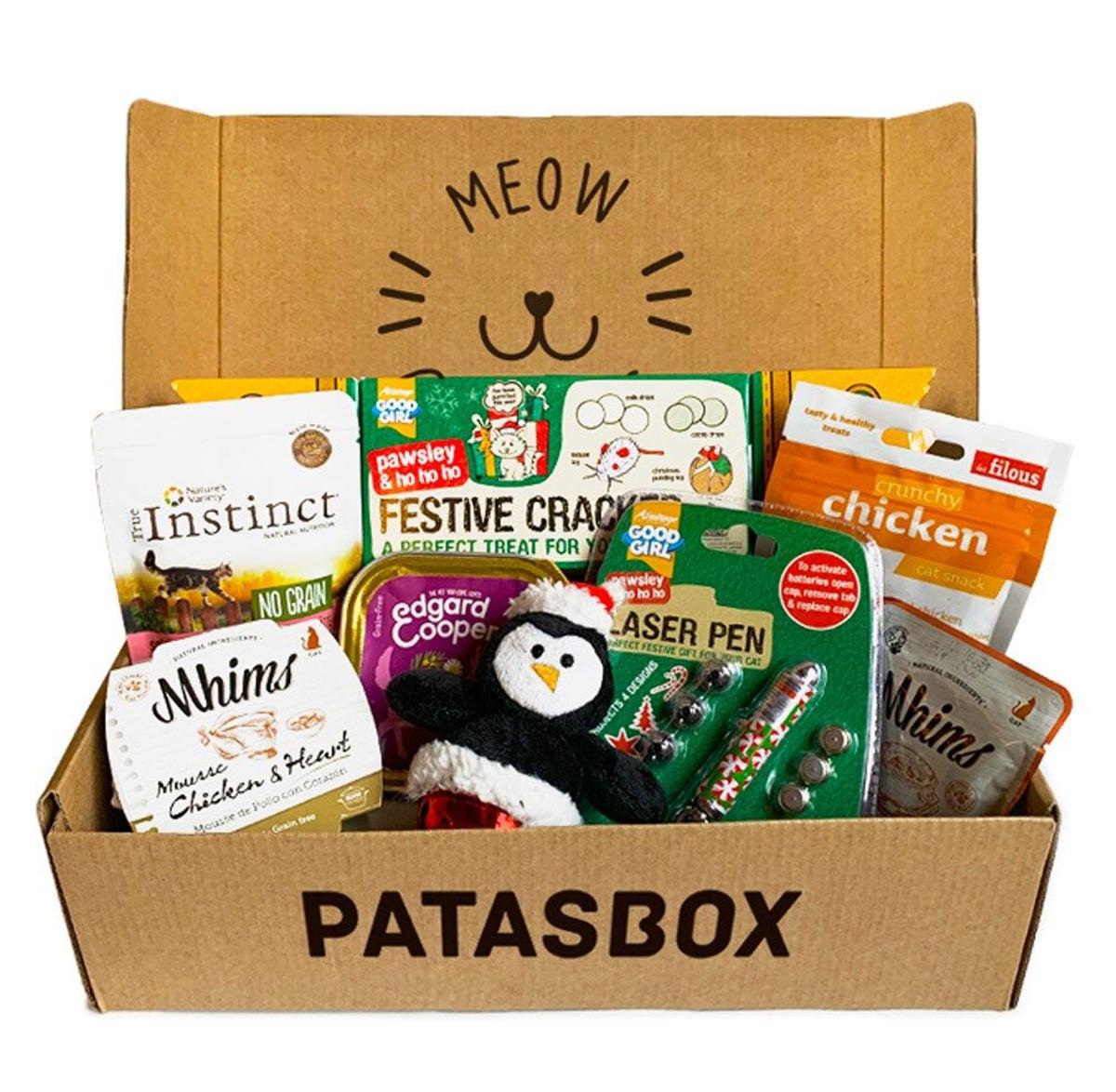 Caja sorpresa para nuestras mascotas de Patasbox (Precio: 14,45 euros)