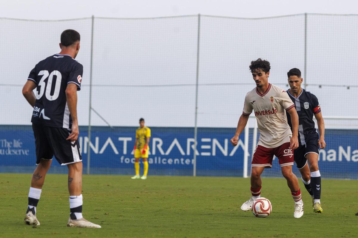 Las mejores imágenes de la primera victoria de pretemporada del Real Murcia frente al Eldense