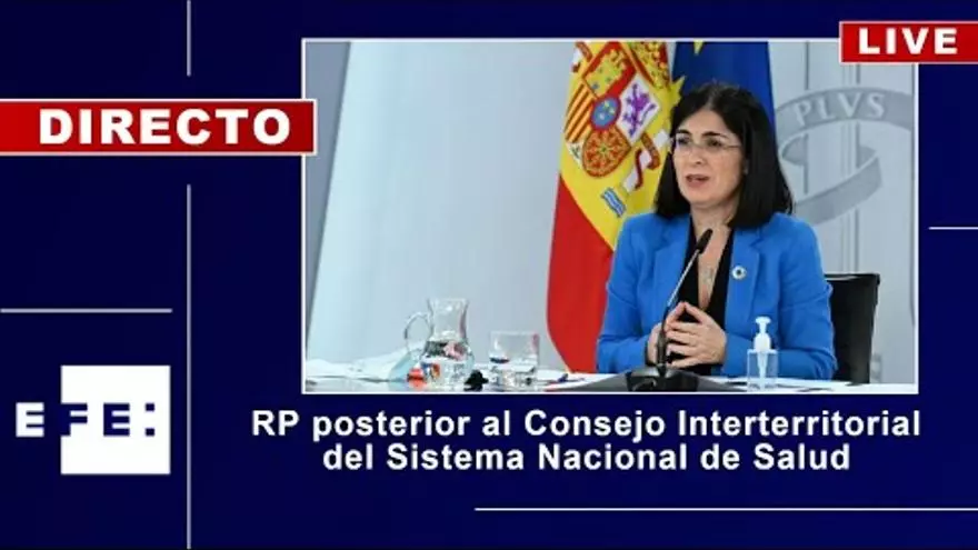 Roda de premsa posterior al Consell Interterritorial del Sistema Nacional de Salut