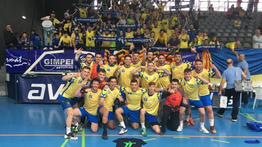 El Sarrià celebra l&#039;ascens a Divisió d&#039;Honor Plata (31-22)