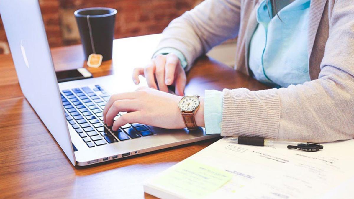 Una trabajadora autónoma.