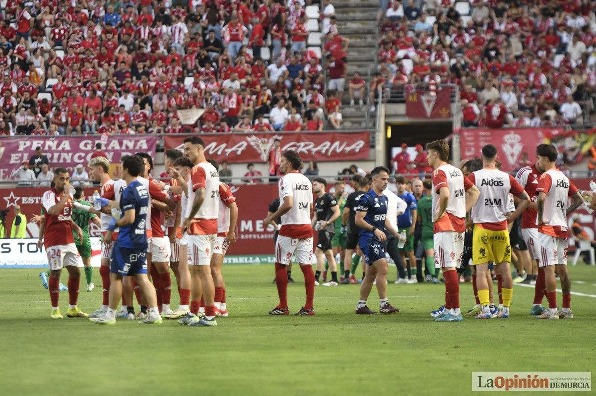 Así fue el encuentro del play off del Real Murcia y el Nástic en la lucha por el ascenso
