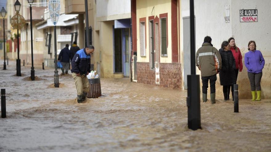 Efectos de la borrasca en Los Alcázares