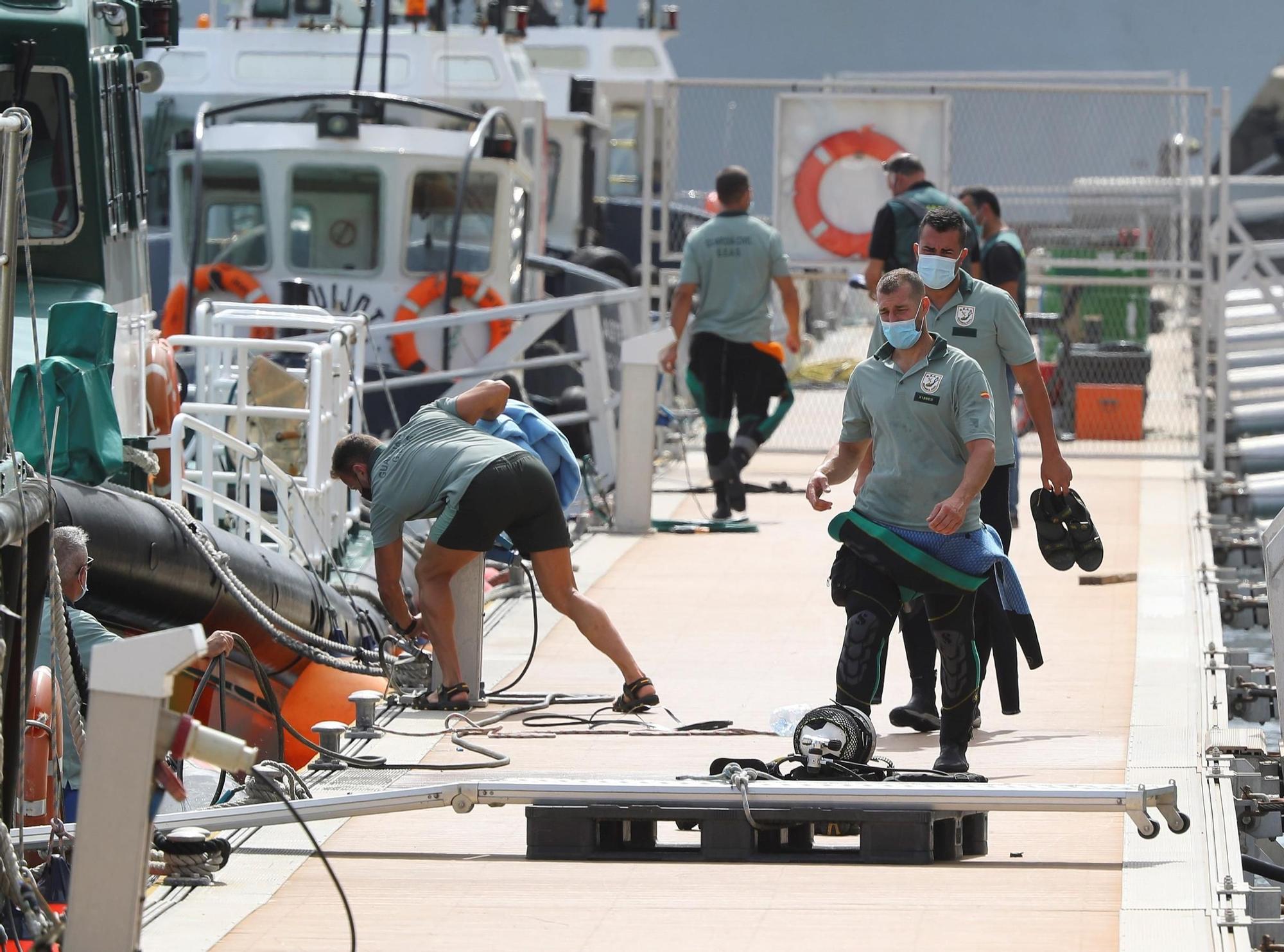 Rescate del cuerpo de la submarinista fallecida en La Luz