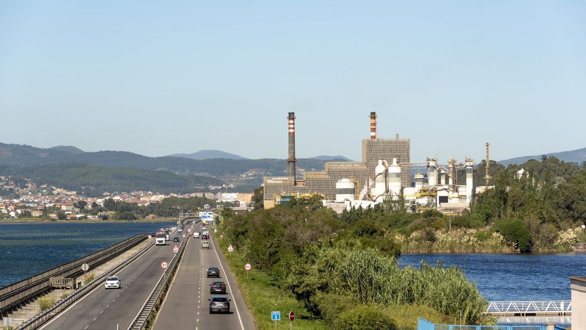 Planta de Ence en Lourizán