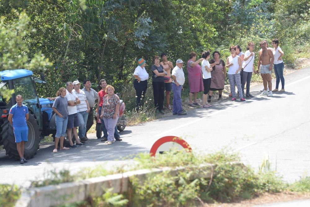 Incendio forestal en San Salvados de Meis