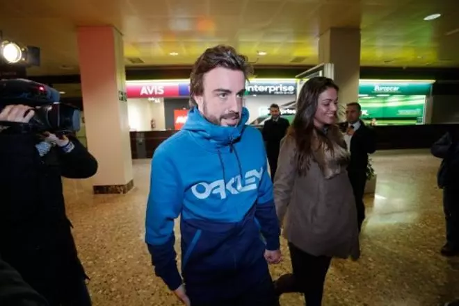Fernando Alonso y Lara Álvarez llegan a Asturias