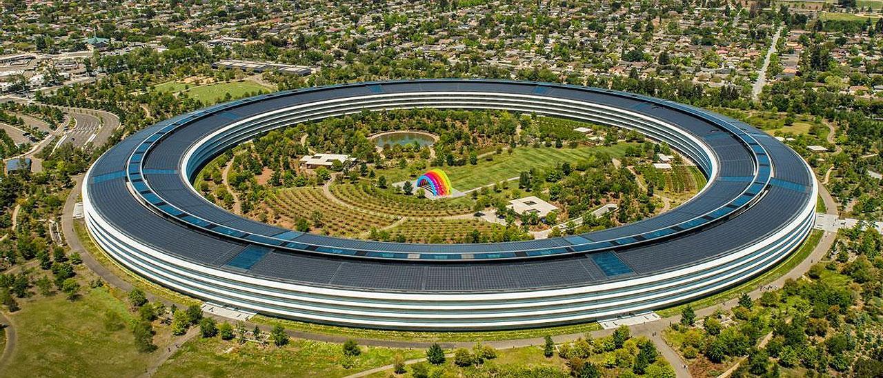 La sede de Apple, en Silicon Valley. La sede de Apple, en Silicon Valley.