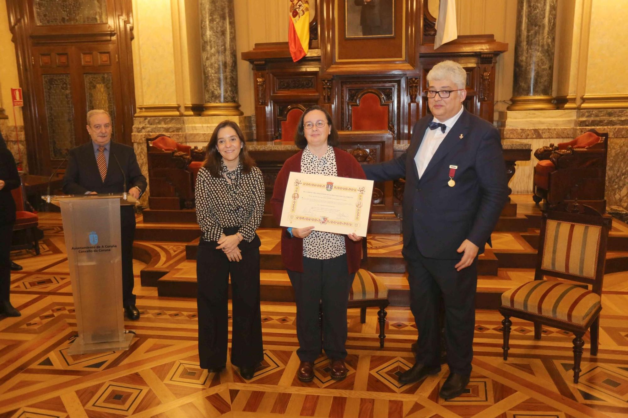A Coruña entrega las medallas de oro por la batalla de Elviña