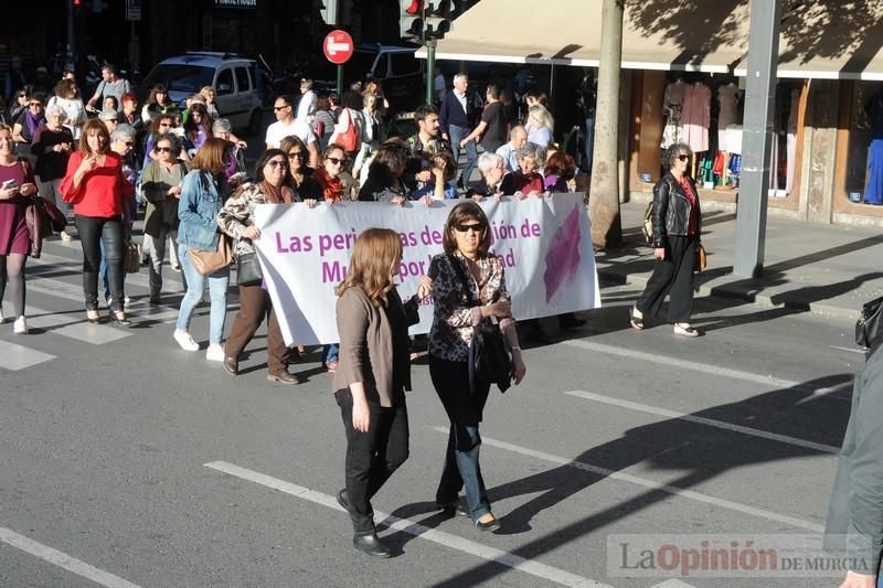 Manifestación contra la violencia patriarcal en Murcia