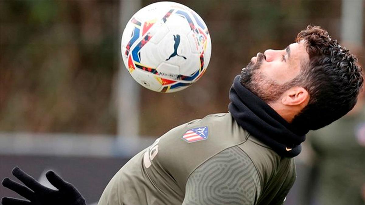 Diego Costa durante un entrenamiento en una imagen de archivo