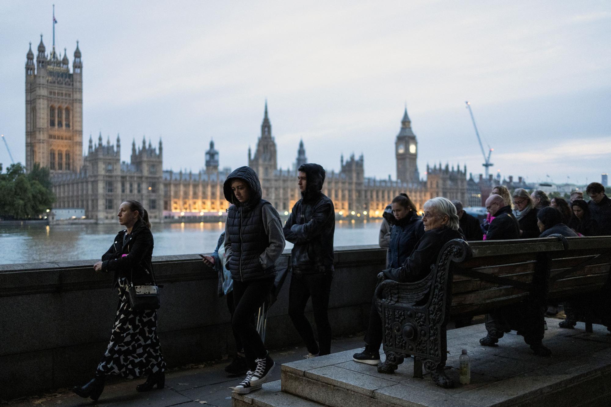 Rehearsal for Britain's Queen Elizabeth funeral procession in London