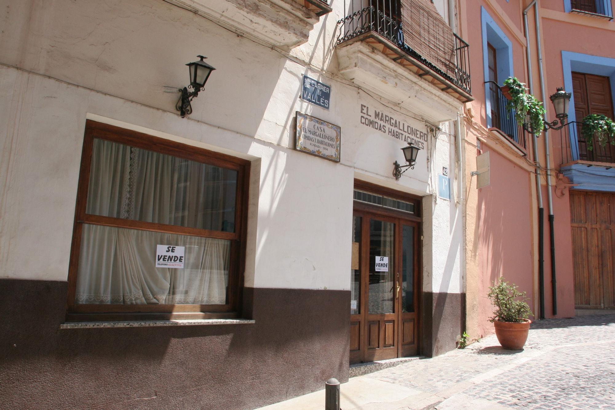 La casa del "Margallonero", un inmueble emblemático de Xàtiva en riesgo de derrumbe