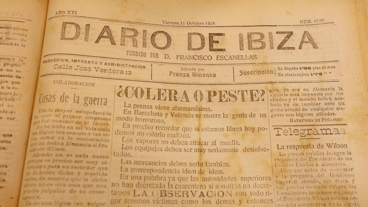Viajar al pasado: la hemeroteca de Diario de Ibiza (I parte)