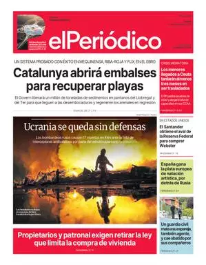 La portada de EL PERIÓDICO del 6 de agosto de 2026