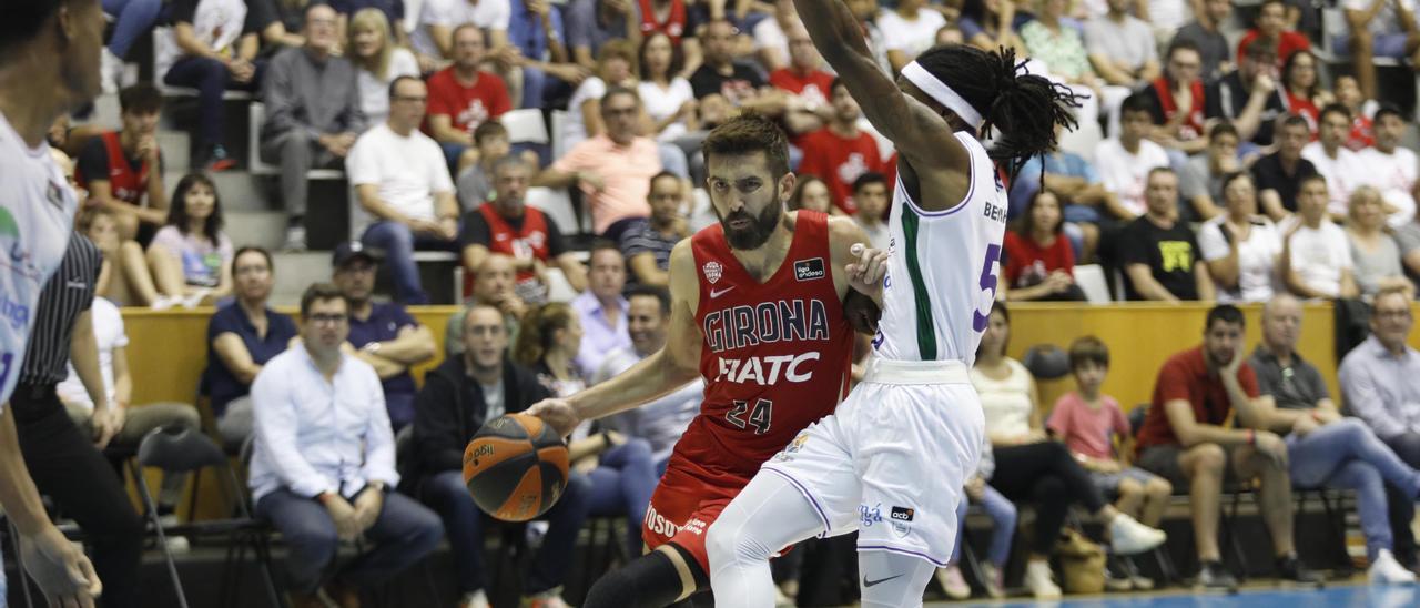 Josep Franch, en el partit davant l&#039;Unicaja