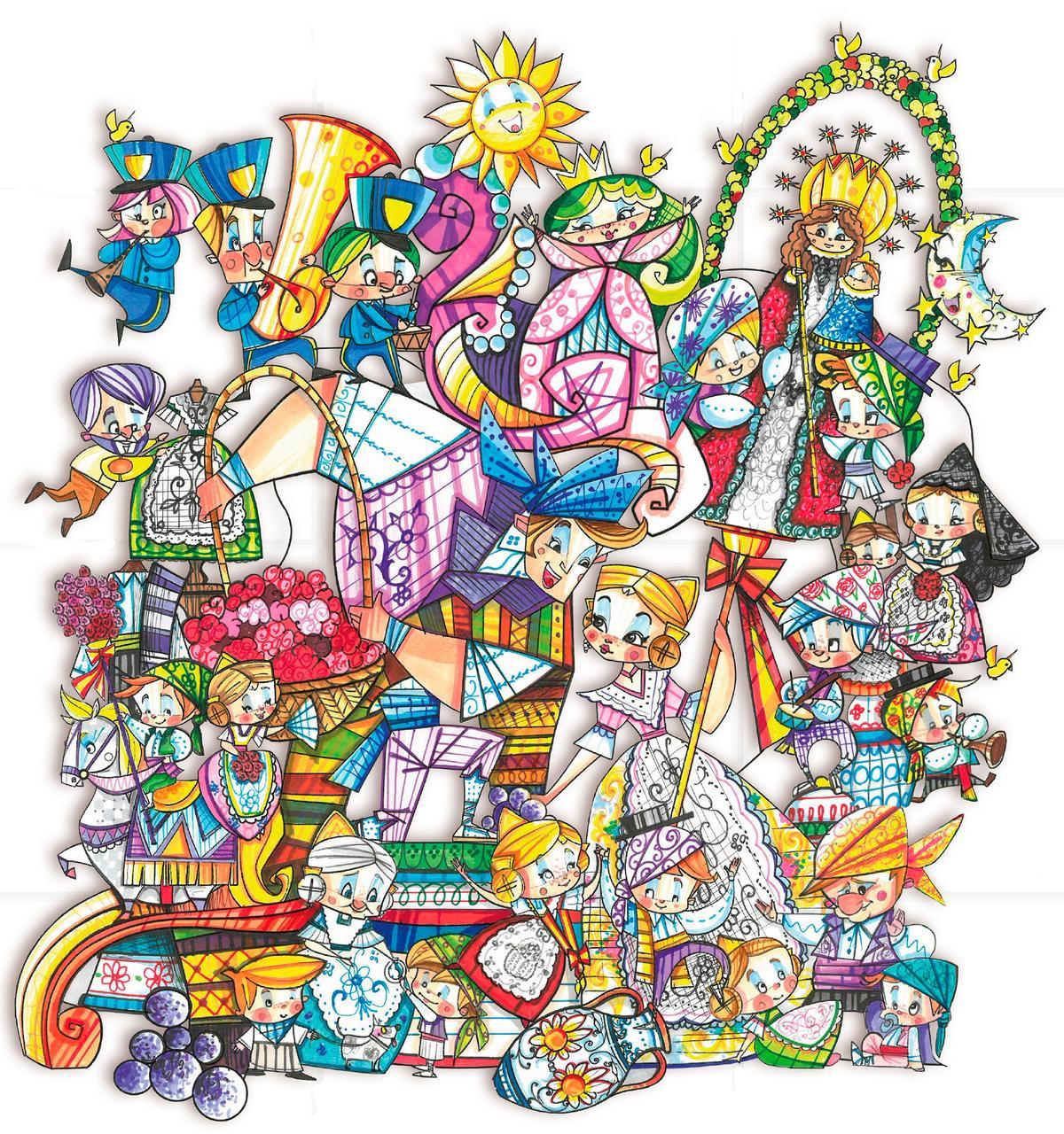 Falla infantil de Prado.