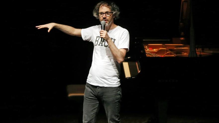 James Rhodes en un concierto de Vigo. // MArta G. Brea