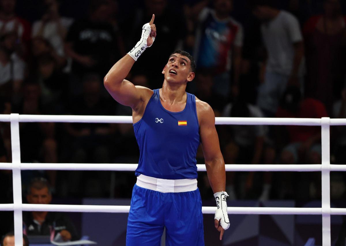 Ayoub Ghadfa se garantiza una medalla en +92kg tras vencer a Chaloyan