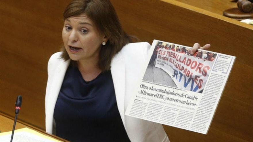 Isabel Bonig durante su intervención