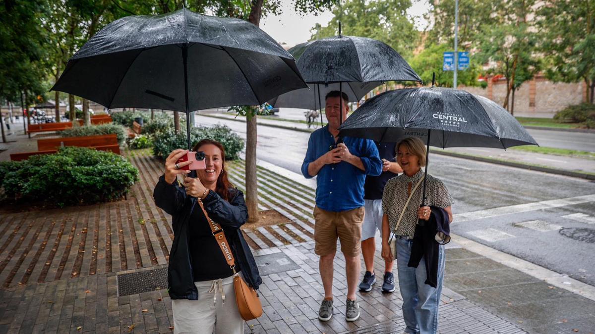 Lluvia en Barcelona