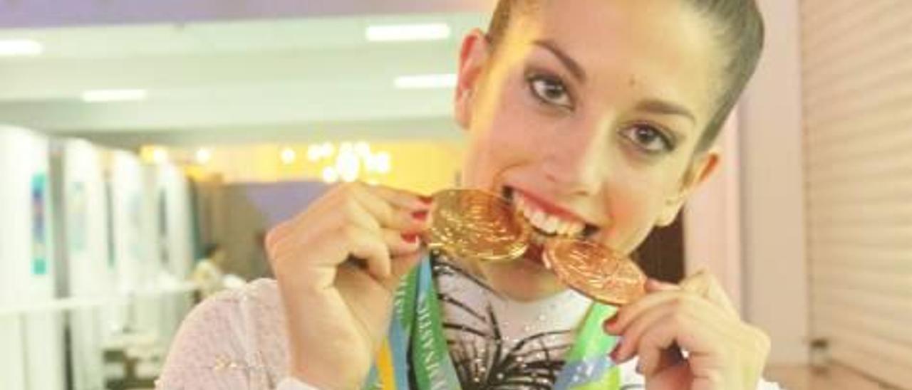 La alicantina Alejandra Quereda muerde dos medallas internacionales.