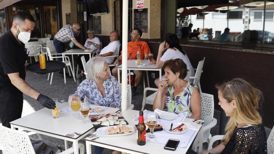 Afluència de clients en bars i restaurants durant la fase 2