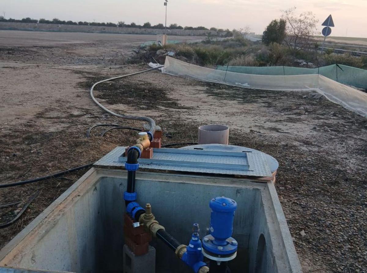 Conexión de la desaladora para El Jimenado (Torre Pacheco).