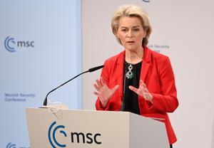 La presidenta de la Comisión Europea, Ursula von der Leyen