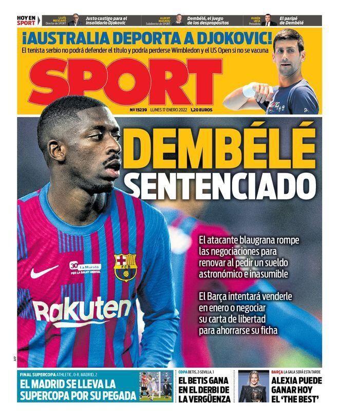 Las portadas de la prensa deportiva de hoy