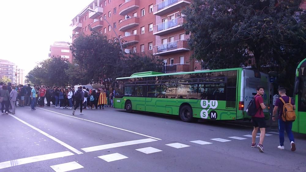 Respostes a la sentència: centenars de persones es manifesten a Manresa contra la sentència