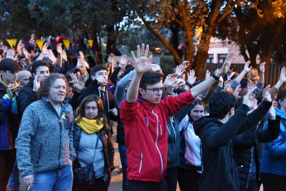 Marxa silenciosa contra l''atac feixista al poble