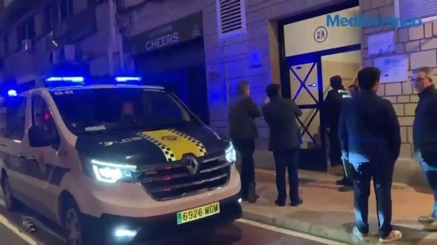 Vídeo del desalojo de un edificio en la calle Herrero, el pasado miércoles.