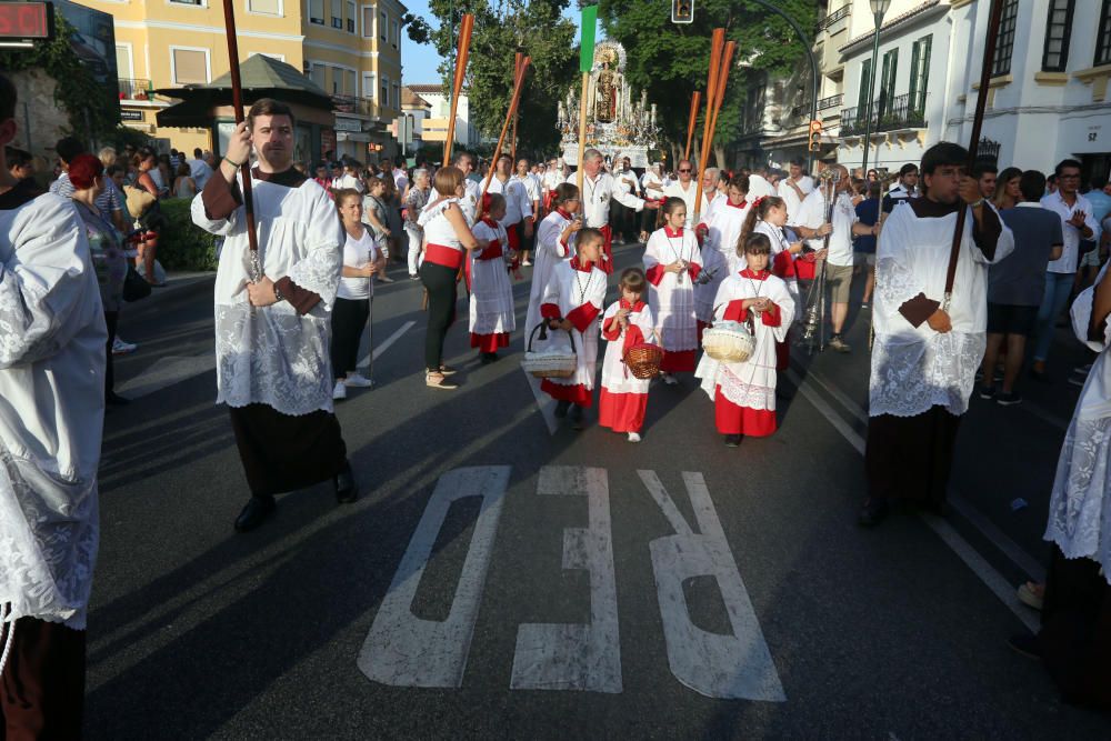 Procesión de la Virgen del Carmen en Pedregalejo