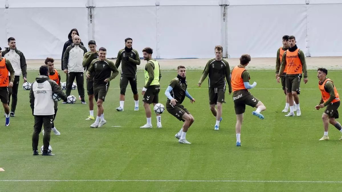 El Celta prepara el duelo de este domingo frente al colista, el Oviedo